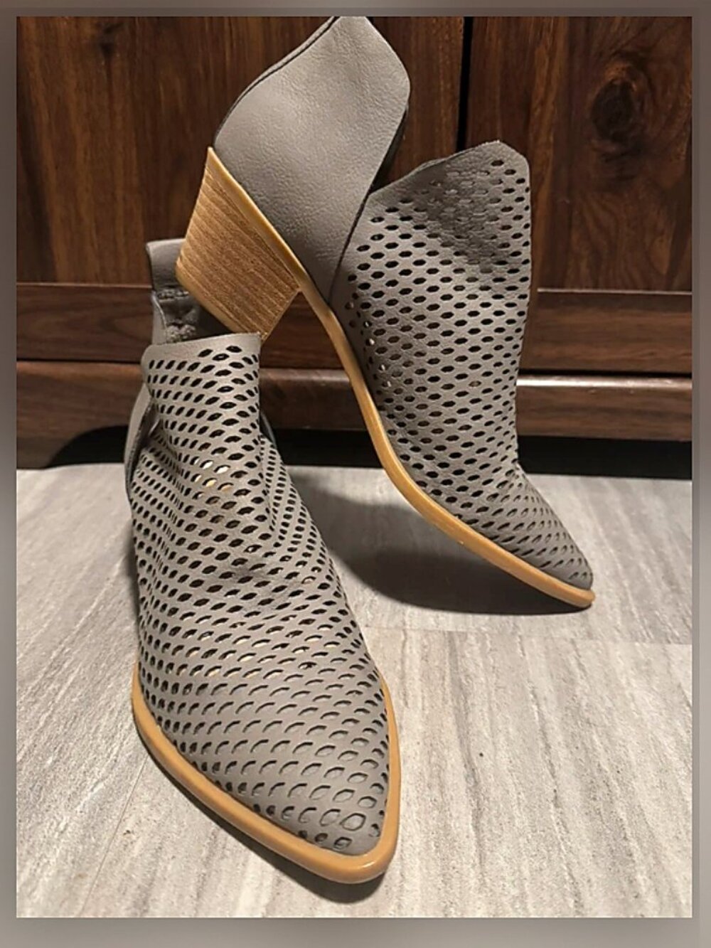 Dolce Vita Bianca Perforated Booties
